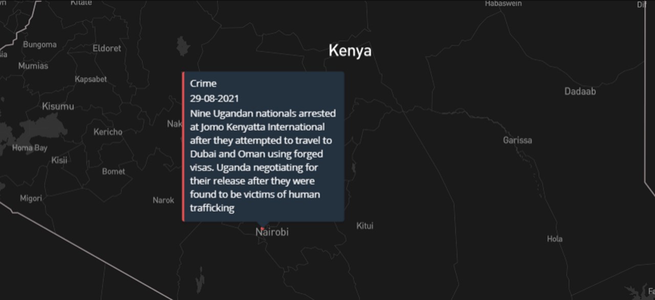 Crime alert 29 August 2021 Kenya