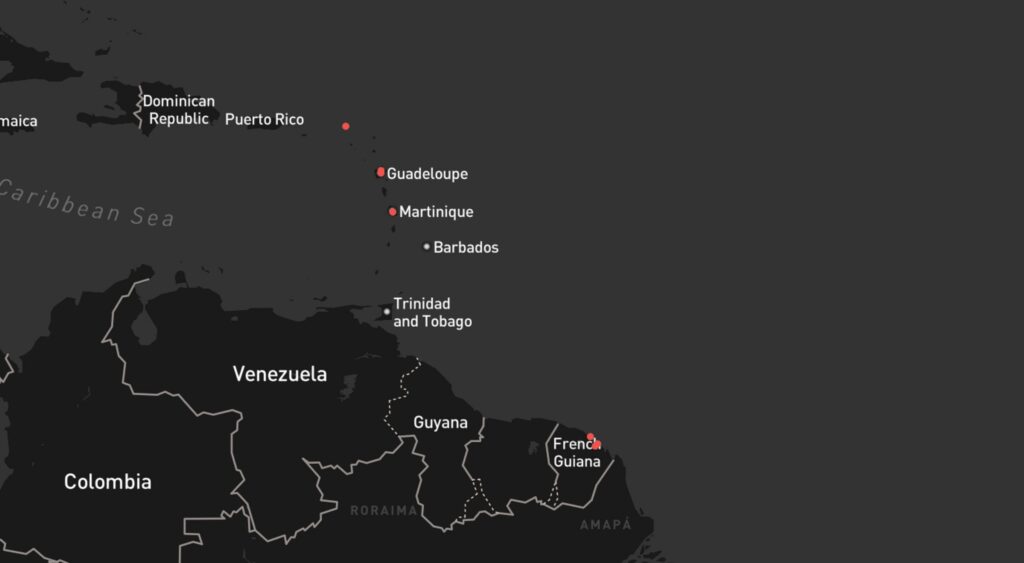 Cocaine flows via air transport between France and its overseas departments