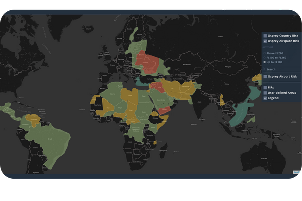 dynamic aviation risk mapping and intelligent software