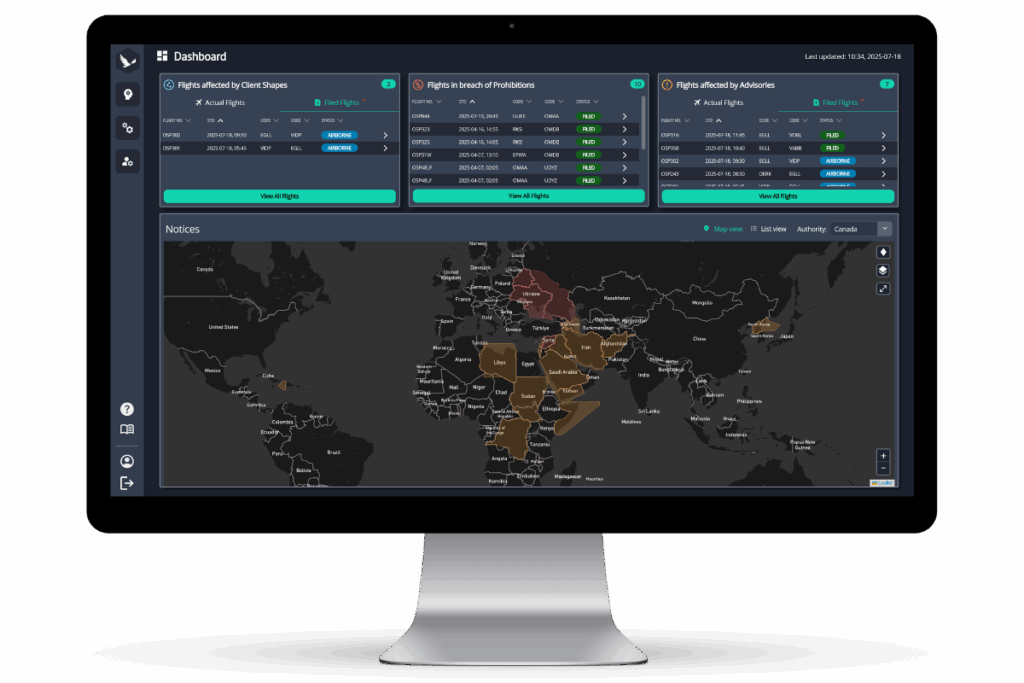 Osprey:Sentinel displayed in new unified navigation view